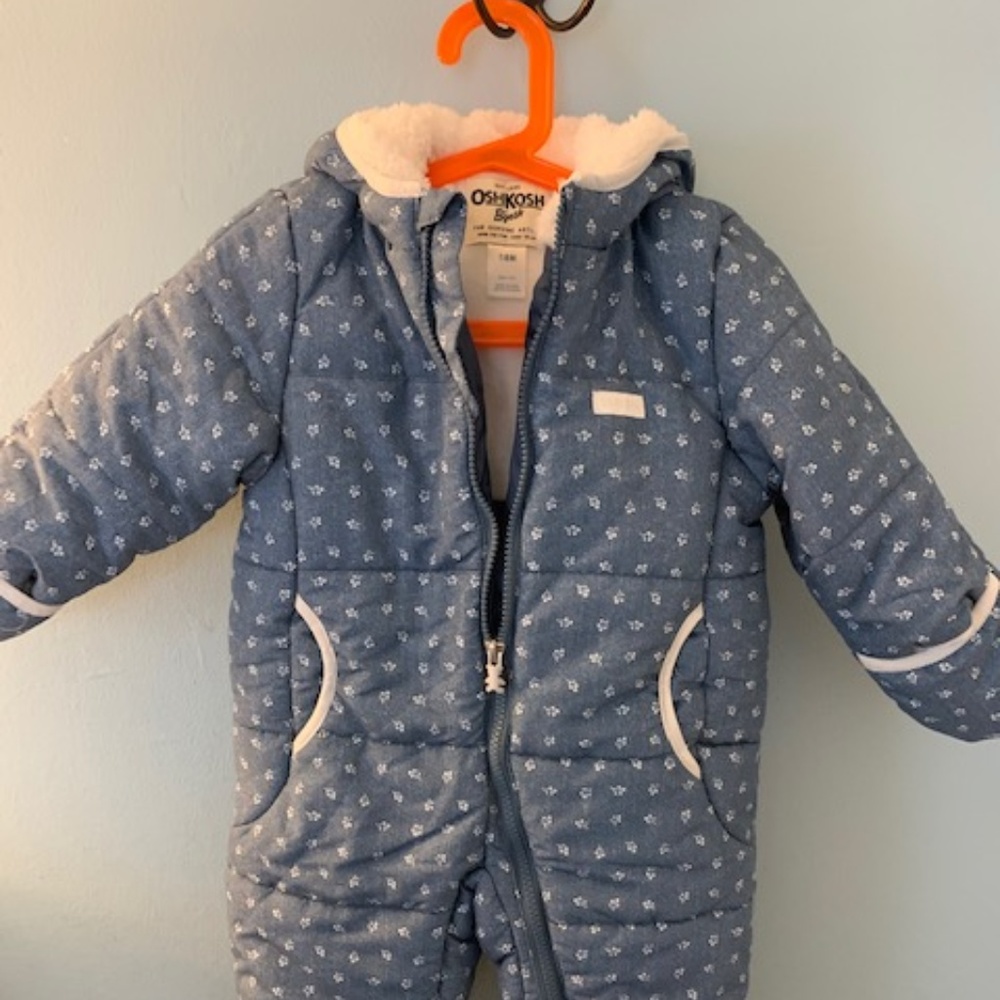 OshKosh B'gosh Pram Suit with snap-off booties